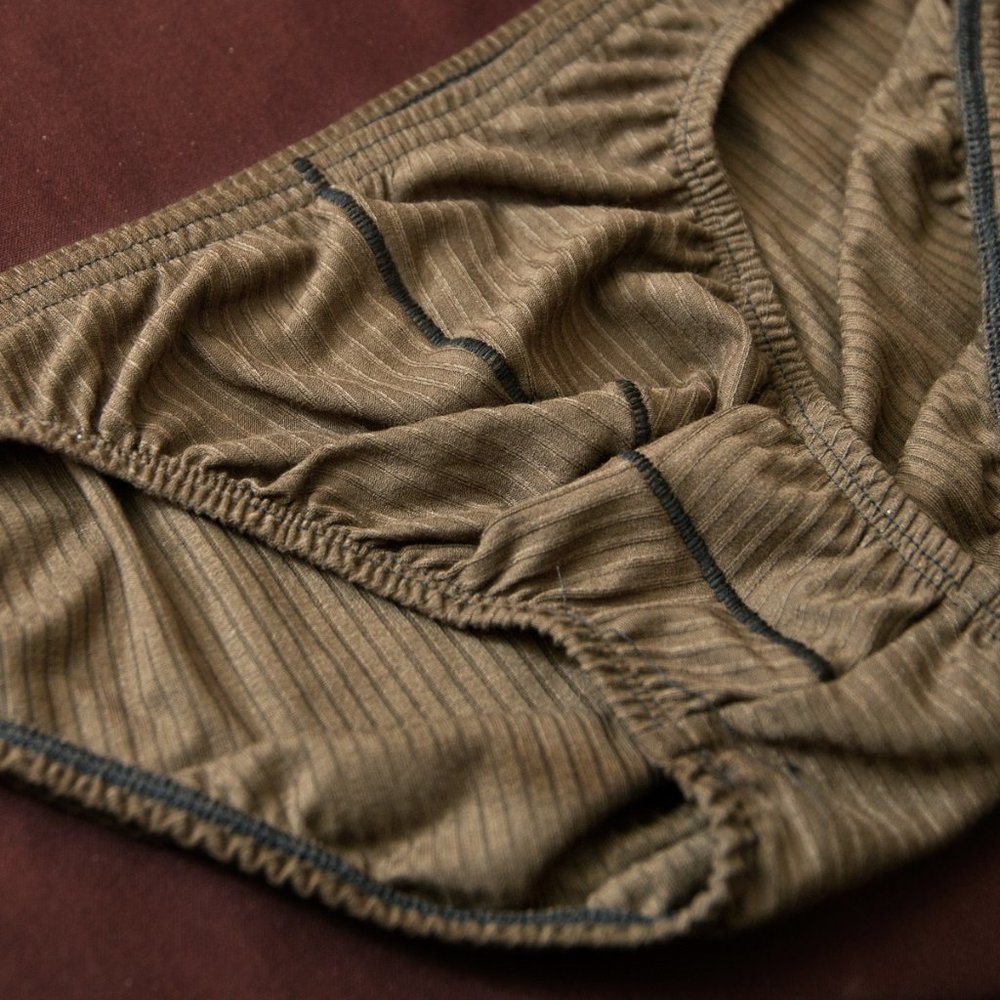 Mens Ribbed Brief Handmade - Picture 5 of 5